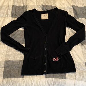 Hollister Navy Blue Cardigan